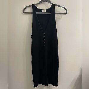 Aritzia Black Sleeveless Dress